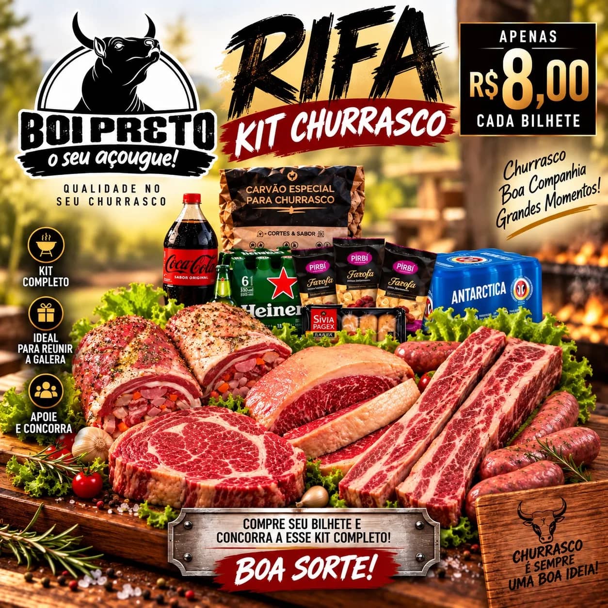 Imagem da campanha Kit churrasco Premium